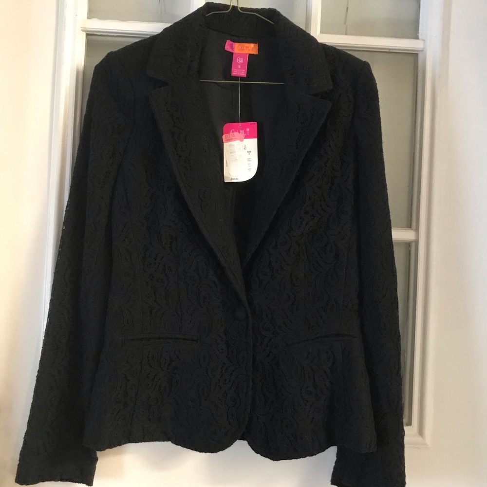 NWT Lightweight Black Lace Jacket Size Small